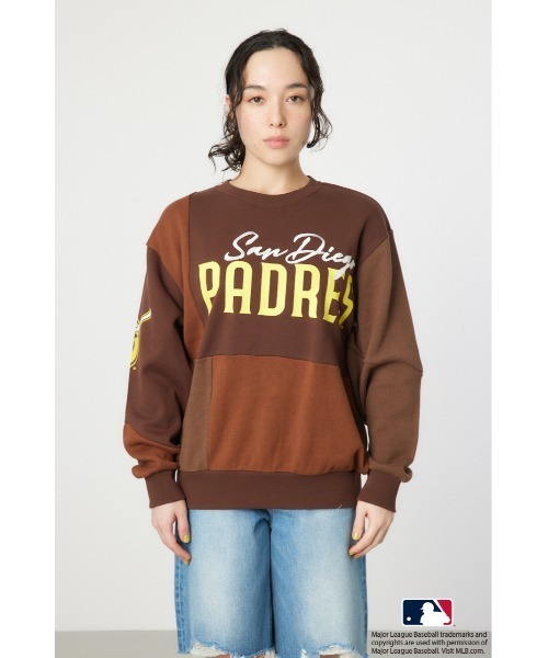 RODEO CROWNS WIDE BOWL（ロデオクラウンズワイドボウル）の「MLBブロッキングトップス（その他トップス・レディース・ブラウン/ネイビー/グレー×ホワイト・MEDIUM/LARGE）」の11枚目の写真