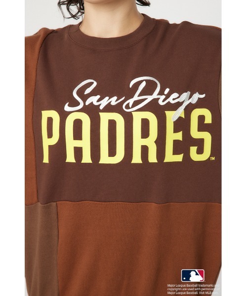 RODEO CROWNS WIDE BOWL（ロデオクラウンズワイドボウル）の「MLBブロッキングトップス（その他トップス・レディース・ブラウン/ネイビー/グレー×ホワイト・MEDIUM/LARGE）」の15枚目の写真