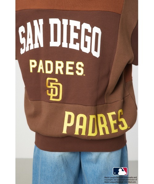 RODEO CROWNS WIDE BOWL（ロデオクラウンズワイドボウル）の「MLBブロッキングトップス（その他トップス・レディース・ブラウン/ネイビー/グレー×ホワイト・MEDIUM/LARGE）」の16枚目の写真