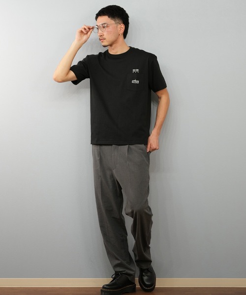 Manhattan Portage(マンハッタンポーテージ)の「【ユニセックス】Manhattan Portage/マンハッタンポーテージ ポケット付Tシャツ/オーバーサイズ MP-M611(Tシャツ/カットソー・メンズ・ホワイト/ブラック・M/L/XL)」の13枚目の写真