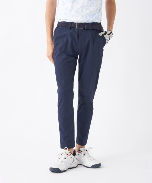 FILA GOLF（フィラゴルフ ）の「【FILA GOLF/フィラゴルフ】ツイル９分丈ストレートパンツ　ゴルフ　吸汗速乾　UVカット　ストレッチ（その他パンツ・メンズ・ブラック/ネイビー/ホワイト・XX-LARGE/LARGE/X-LARGE/MEDIUM）」の3枚目の写真