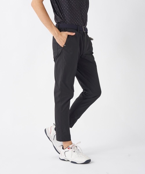 FILA GOLF（フィラゴルフ ）の「【FILA GOLF/フィラゴルフ】ツイル９分丈ストレートパンツ　ゴルフ　吸汗速乾　UVカット　ストレッチ（その他パンツ・メンズ・ブラック/ネイビー/ホワイト・XX-LARGE/LARGE/X-LARGE/MEDIUM）」の4枚目の写真