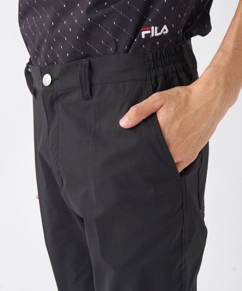 FILA GOLF（フィラゴルフ ）の「【FILA GOLF/フィラゴルフ】ツイル９分丈ストレートパンツ　ゴルフ　吸汗速乾　UVカット　ストレッチ（その他パンツ・メンズ・ブラック/ネイビー/ホワイト・XX-LARGE/LARGE/X-LARGE/MEDIUM）」の9枚目の写真