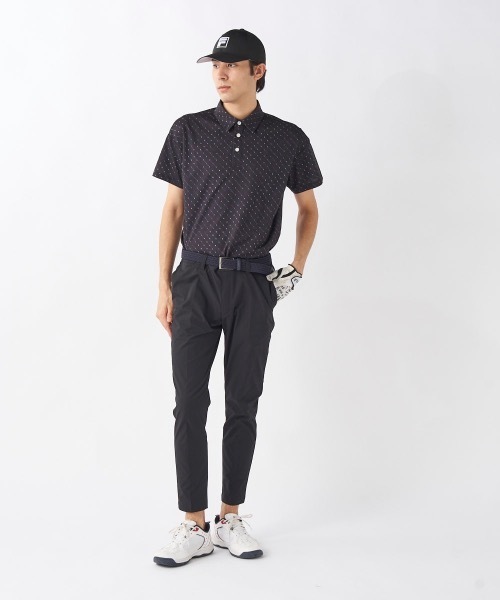 FILA GOLF（フィラゴルフ ）の「【FILA GOLF/フィラゴルフ】ツイル９分丈ストレートパンツ　ゴルフ　吸汗速乾　UVカット　ストレッチ（その他パンツ・メンズ・ブラック/ネイビー/ホワイト・XX-LARGE/LARGE/X-LARGE/MEDIUM）」の12枚目の写真