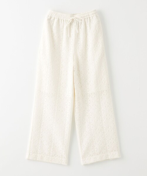 CITEN（シテン）の「＜CITEN＞レースイージーパンツ（その他パンツ・レディース・オフホワイト/ブラック・S/M）」の16枚目の写真