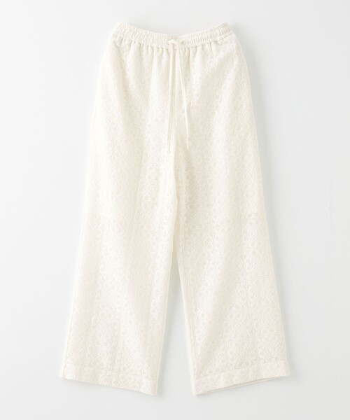CITEN（シテン）の「＜CITEN＞レースイージーパンツ（その他パンツ・レディース・オフホワイト/ブラック・S/M）」の19枚目の写真