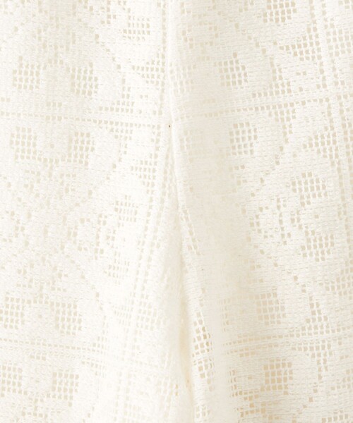 CITEN（シテン）の「＜CITEN＞レースイージーパンツ（その他パンツ・レディース・オフホワイト/ブラック・S/M）」の8枚目の写真