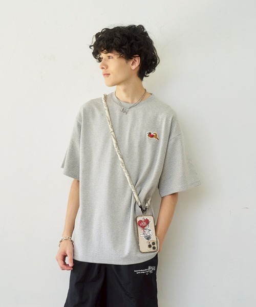 punchcat border tee / パンチキャットボーダーTシャツ（Tシャツ