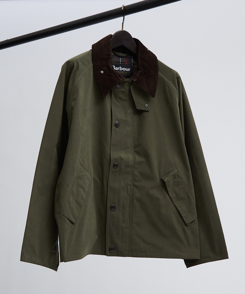 Barbour(バブアー)の「【BARBOUR / バブアー】TRANSPORT トランスポート / ピーチスキン コットン / ショートブルゾン(ブルゾン・メンズ・ネイビー/セージグリーン・50/46/48)」の17枚目の写真