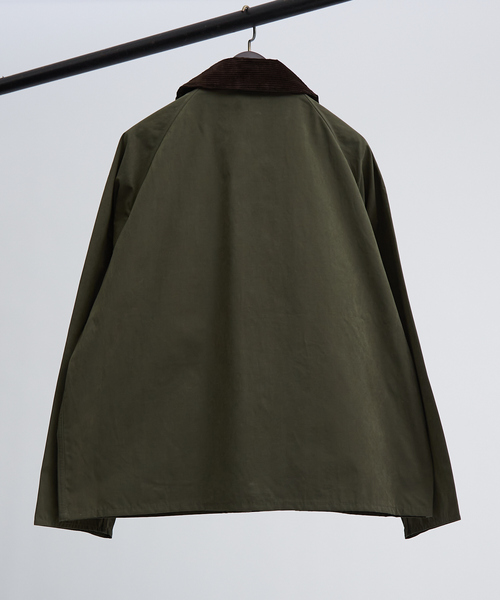 Barbour(バブアー)の「【BARBOUR / バブアー】TRANSPORT トランスポート / ピーチスキン コットン / ショートブルゾン(ブルゾン・メンズ・ネイビー/セージグリーン・50/46/48)」の3枚目の写真