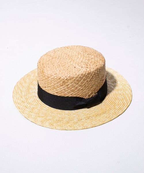 GLOSTER（グロスター）の「【GLOSTER/グロスター】SWICH BOATHER HAT ハット 麦わら カンカン帽（ハット・メンズ・ベージュ系その他/ベージュ系その他2・FREE）」の2枚目の写真