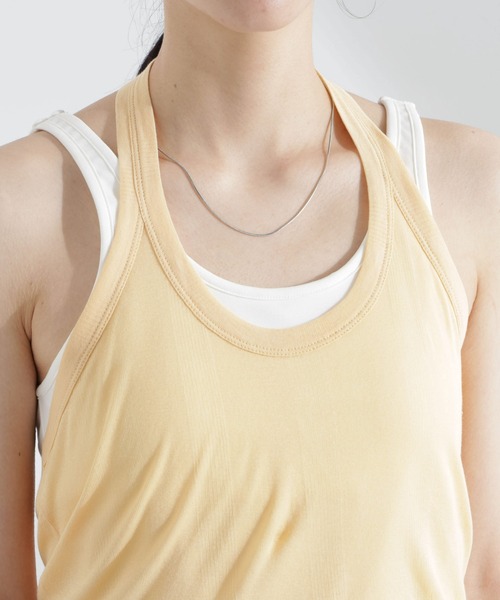 NANO universe(ナノユニバース)の「Robert P. Miller/Light Prib Halter tank(タンクトップ・レディース・オフホワイト/オレンジ系その他2・FREE)」の20枚目の写真