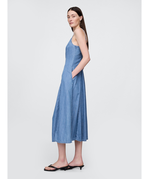 GAP（ギャップ）の「デニム マキシワンピース（ワンピース・レディース・インディゴブルー・XS/S/M/XXS/L）」の3枚目の写真