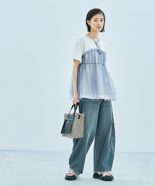 LAKOLE(ラコレ)の「ぷっくりギャザーサンダル / 290745(サンダル・レディース・ブラック/シルバー・LARGE/MEDIUM)」の5枚目の写真