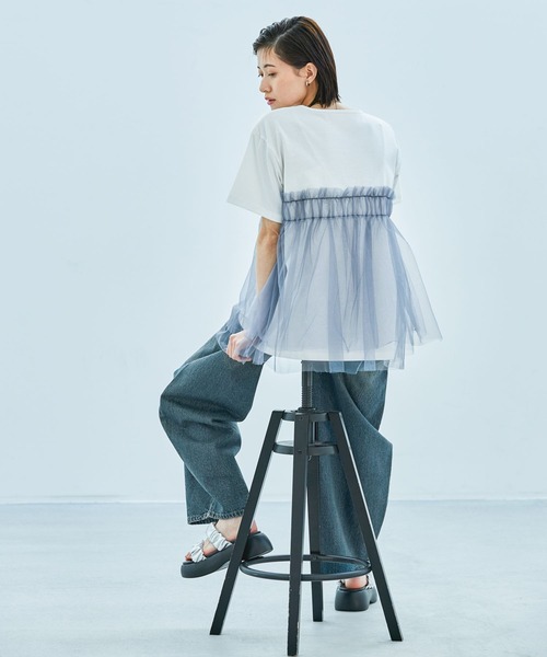 LAKOLE(ラコレ)の「ぷっくりギャザーサンダル / 290745(サンダル・レディース・ブラック/シルバー・LARGE/MEDIUM)」の6枚目の写真