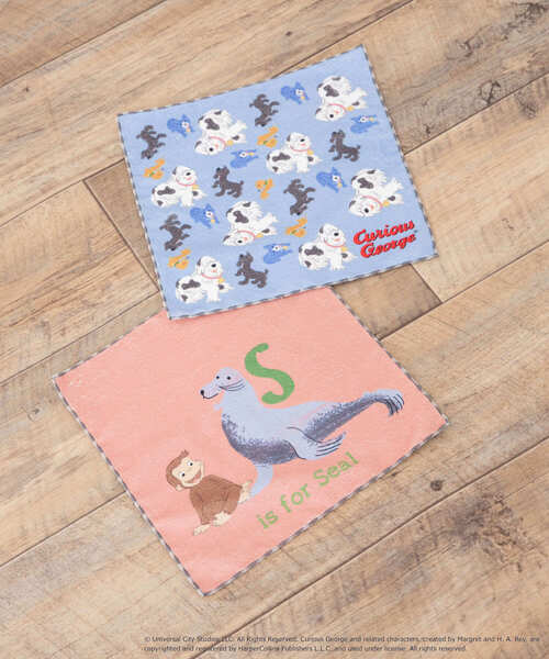 URBAN RESEARCH DOORS(アーバンリサーチドアーズ)の「『別注』おさるのジョージ/タオル(KIDS)(その他小物・キッズ・ブルー系その他/ピンク系その他・ONE)」の3枚目の写真