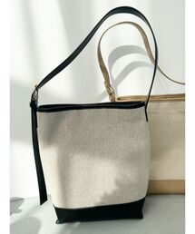 LAGUNAMOON | キャンバスコンビバケットバッグ(ショルダーバッグ)