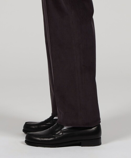 BERNARD ZINS（ベルナルドザンス）の「BERNARD ZINS SPENDER コットンコーデュロイ ワイドトラウザーズ（スラックス・メンズ・レッド系その他/パープル・40/38）」の10枚目の写真