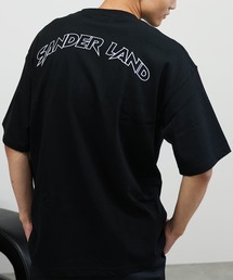 SANDER LAND 9.1ozマグナムウェイト バックアーチロゴ ビッグシルエット 半袖Tシャツ