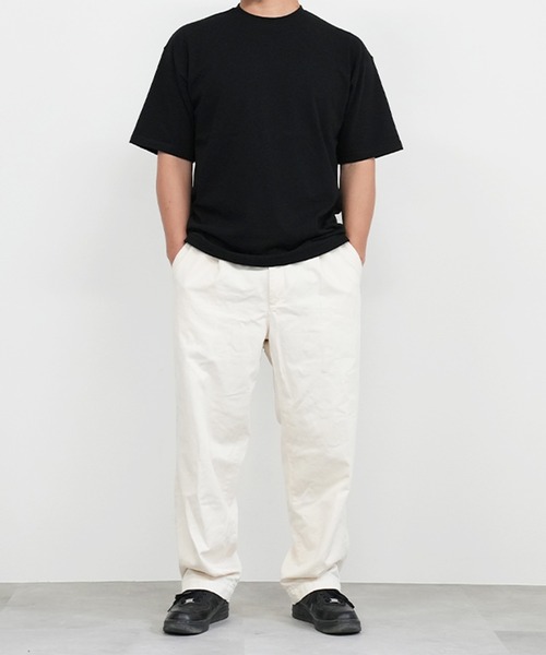BASIS(ベイシス)の「SANDER LAND 9.1ozマグナムウェイト バックアーチロゴ ビッグシルエット 半袖Tシャツ(Tシャツ/カットソー・メンズ・ホワイト/ブラック・MEDIUM/LARGE/X-LARGE)」の15枚目の写真