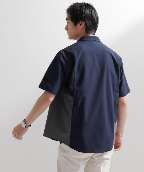 セール】サイド切り替え 半袖シャツ（シャツ/ブラウス）｜TAKEO