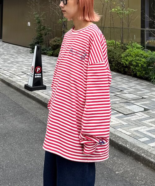 SOUNDSGOOOOD(サウンズグッド)の「【SOUNDS GOOOOD / サウンズグッド】フォトプリントロンTEE(Tシャツ/カットソー・メンズ・レッド/ホワイト/ライム・ONE SIZE)」の14枚目の写真