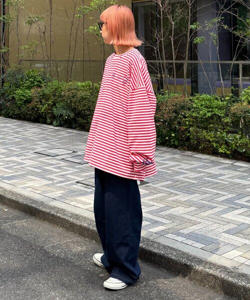SOUNDSGOOOOD(サウンズグッド)の「【SOUNDS GOOOOD / サウンズグッド】フォトプリントロンTEE(Tシャツ/カットソー・メンズ・レッド/ホワイト/ライム・ONE SIZE)」の15枚目の写真