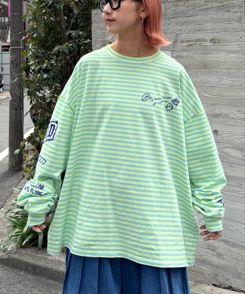SOUNDSGOOOOD(サウンズグッド)の「【SOUNDS GOOOOD / サウンズグッド】フォトプリントロンTEE(Tシャツ/カットソー・メンズ・レッド/ホワイト/ライム・ONE SIZE)」の18枚目の写真