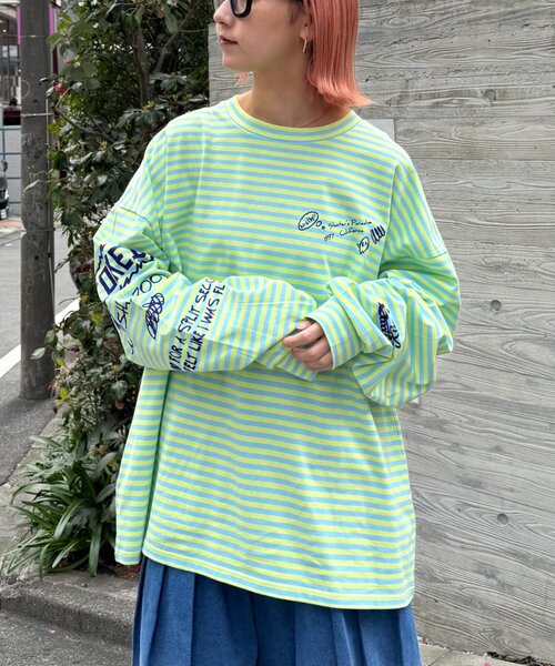 SOUNDSGOOOOD(サウンズグッド)の「【SOUNDS GOOOOD / サウンズグッド】フォトプリントロンTEE(Tシャツ/カットソー・メンズ・レッド/ホワイト/ライム・ONE SIZE)」の19枚目の写真
