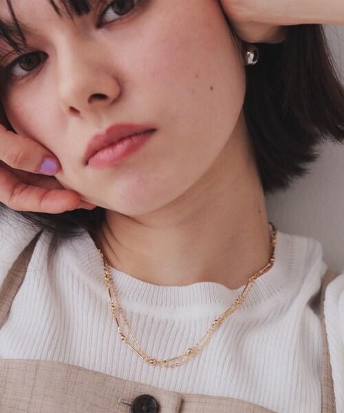 OPAQUE.CLIP(オペークドットクリップ)の「◆チェーンネックレス(ネックレス・レディース・ゴールド/シルバー・00)」の3枚目の写真