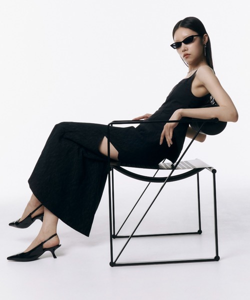 JOSE MOON（ジョゼムーン）の「DOCKING DRESS/ドッキングドレス（ワンピース・レディース・ブラック/サックスブルー・36/38）」の11枚目の写真