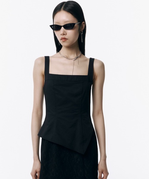 JOSE MOON（ジョゼムーン）の「DOCKING DRESS/ドッキングドレス（ワンピース・レディース・ブラック/サックスブルー・36/38）」の7枚目の写真