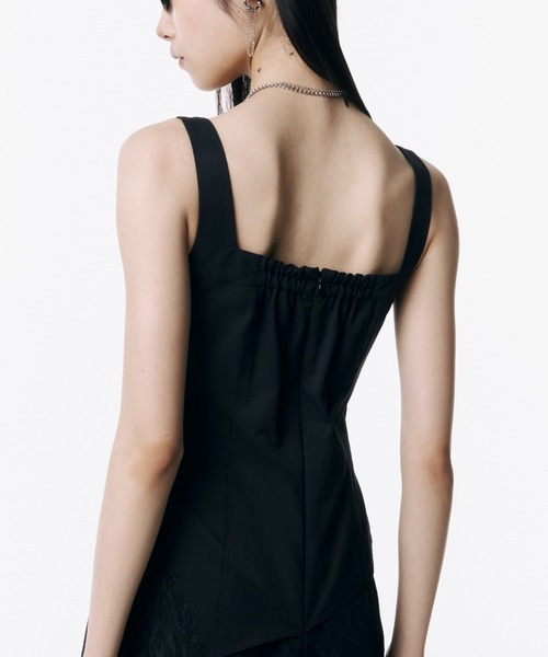 JOSE MOON（ジョゼムーン）の「DOCKING DRESS/ドッキングドレス（ワンピース・レディース・ブラック/サックスブルー・36/38）」の8枚目の写真