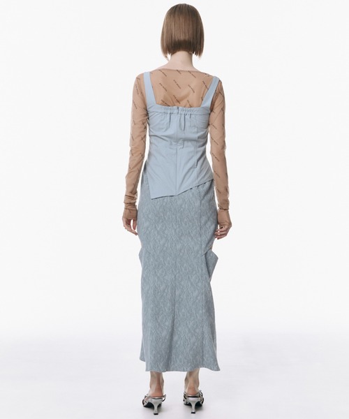 JOSE MOON（ジョゼムーン）の「DOCKING DRESS/ドッキングドレス（ワンピース・レディース・ブラック/サックスブルー・36/38）」の13枚目の写真