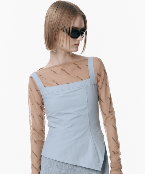 JOSE MOON（ジョゼムーン）の「DOCKING DRESS/ドッキングドレス（ワンピース・レディース・ブラック/サックスブルー・36/38）」の15枚目の写真