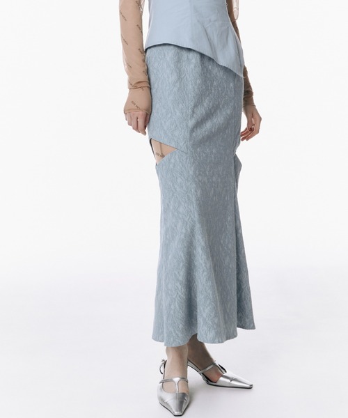 JOSE MOON（ジョゼムーン）の「DOCKING DRESS/ドッキングドレス（ワンピース・レディース・ブラック/サックスブルー・36/38）」の18枚目の写真