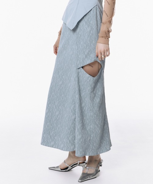 JOSE MOON（ジョゼムーン）の「DOCKING DRESS/ドッキングドレス（ワンピース・レディース・ブラック/サックスブルー・36/38）」の19枚目の写真