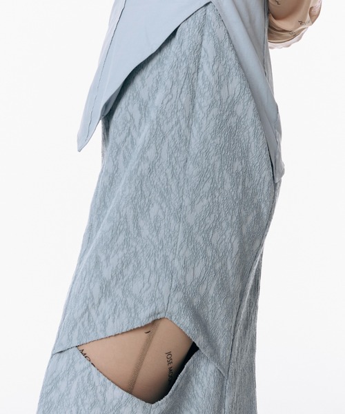 JOSE MOON（ジョゼムーン）の「DOCKING DRESS/ドッキングドレス（ワンピース・レディース・ブラック/サックスブルー・36/38）」の20枚目の写真