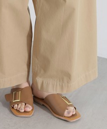 NANO universe | バックルフラットサンダル(サンダル)