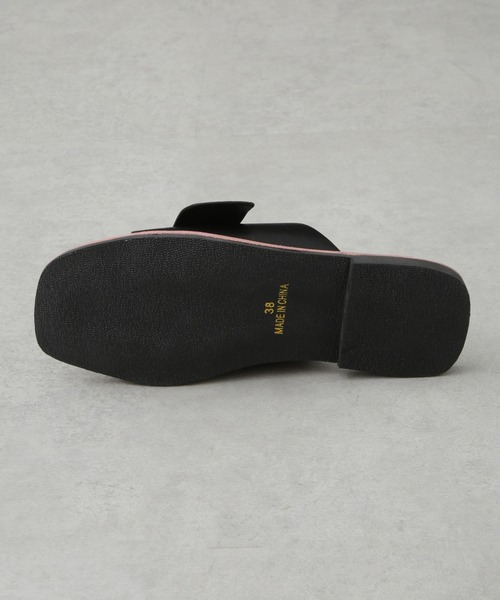 NANO universe(ナノユニバース)の「バックルフラットサンダル(サンダル・レディース・ベージュ/ブラック・38/36/37)」の8枚目の写真