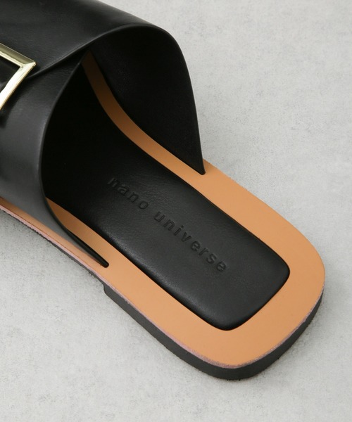 NANO universe(ナノユニバース)の「バックルフラットサンダル(サンダル・レディース・ベージュ/ブラック・38/36/37)」の13枚目の写真