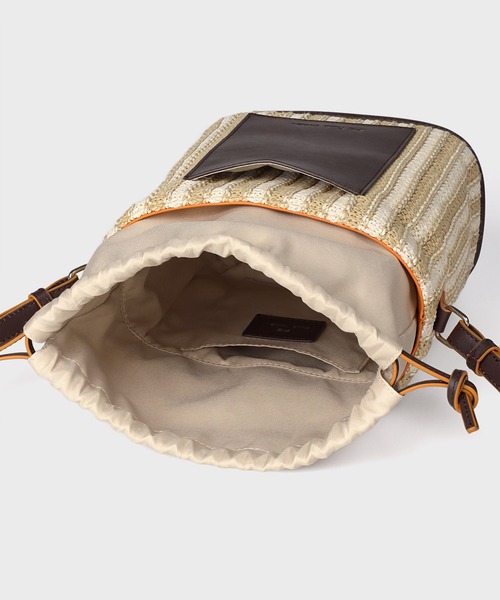 美品☆Paul Smith♡カーキショルダーバッグ レザーパッチワーク ミニショルダーバッグ（カーキ） ｜ポール