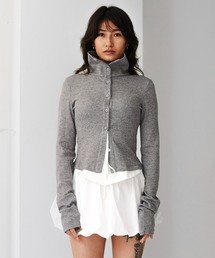 FIG&VIPER | シャツレイヤードリブボタンTOP(シャツ/ブラウス)