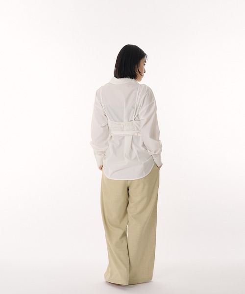 MUHET（ミュエータ）の「【set item】trunks & slacks pants / トランクスセットスラックスパンツ（スラックス・レディース・チャコールグレー/ベージュ・SMALL/MEDIUM）」の14枚目の写真