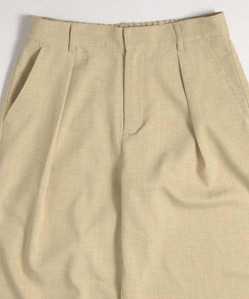 MUHET（ミュエータ）の「【set item】trunks & slacks pants / トランクスセットスラックスパンツ（スラックス・レディース・チャコールグレー/ベージュ・SMALL/MEDIUM）」の9枚目の写真