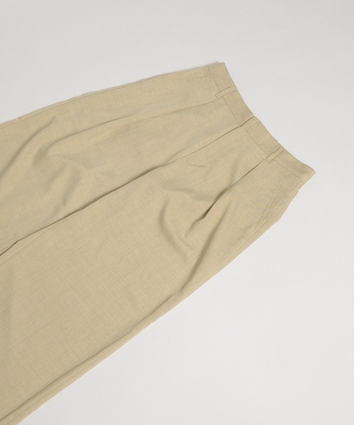 MUHET（ミュエータ）の「【set item】trunks & slacks pants / トランクスセットスラックスパンツ（スラックス・レディース・チャコールグレー/ベージュ・SMALL/MEDIUM）」の6枚目の写真