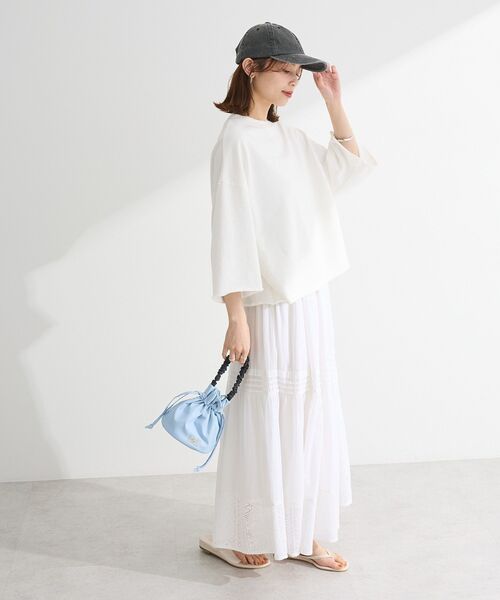 Sugar spoon(シュガースプーン)の「・SUGAR SPOON 7分袖ウラケスウェット(スウェット・レディース・ブラック/杢グレー/オフホワイト・FREE)」の20枚目の写真