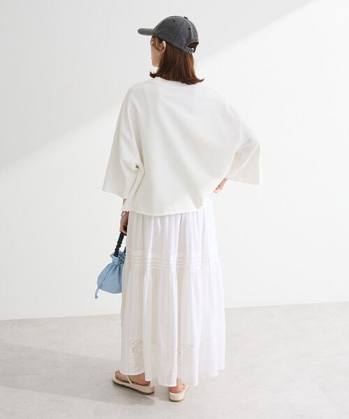 Sugar spoon(シュガースプーン)の「・SUGAR SPOON 7分袖ウラケスウェット(スウェット・レディース・ブラック/杢グレー/オフホワイト・FREE)」の21枚目の写真