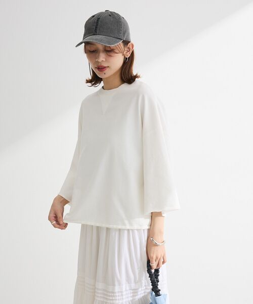 Sugar spoon(シュガースプーン)の「・SUGAR SPOON 7分袖ウラケスウェット(スウェット・レディース・ブラック/杢グレー/オフホワイト・FREE)」の22枚目の写真