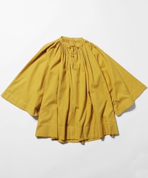 YOUNG&OLSEN The DRYGOODS STORE | YOUNG & OLSEN/ヤングアンドオルセン KARAMI MESH FRENCH TUNIC フレンチチュニック リボン ブラウス(シャツ/ブラウス)